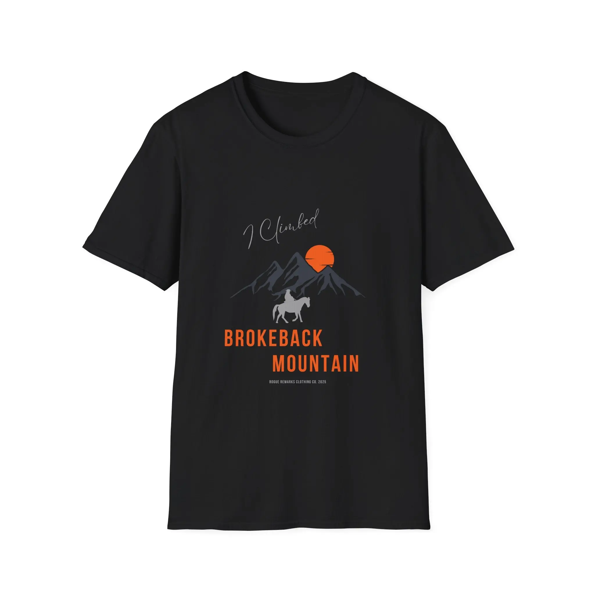 I Climbed Brokeback Mountain Unisex Softstyle T-Shirt