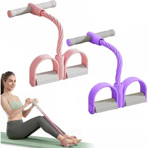 New  Multi - Function Tension Rope with Handles - Home Gym Sit - Up & Tummy Training Equipment for Men & Women