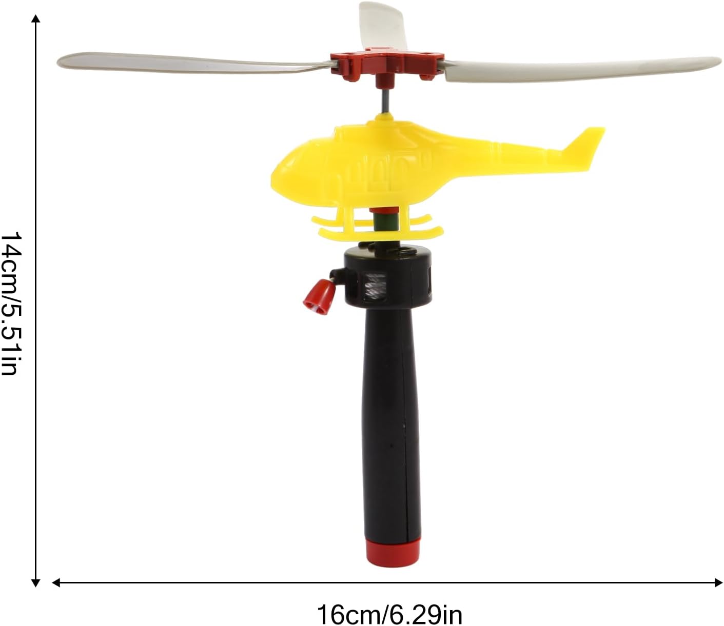 1/3/6 PCS kids Outdoor Sports Flying Toys Handle Pull Wire Planes Toys Flying Toy Helicopter for Kids, 360° Rotating Helicopter #RRB