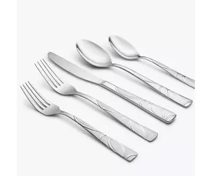 Cambridge Sasha Sand 42-pc. Flatware Set