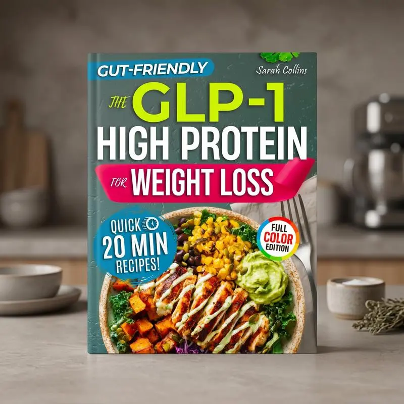 The GLP-1 High Protein Cookbook for Weight Loss: 100+ Simple 5-Ingredient Recipes, 20-Minute Meals, 30-Day Meal Plan, Smart Snacks & Protein-Focused Meal Prep for Energy, Strength & Daily Wellness