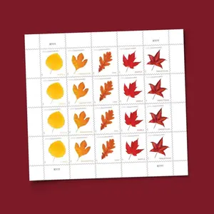 2025 Postcard Rate Sheet of 20 Non-denominated Mail-Use Postage Stamps