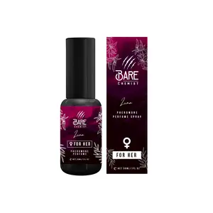 Bare Chemist Luna Pheromone Perfume for Her – Fruity Floral & Soft Musky Blend – Alcohol-Free, Long-Lasting – 1oz