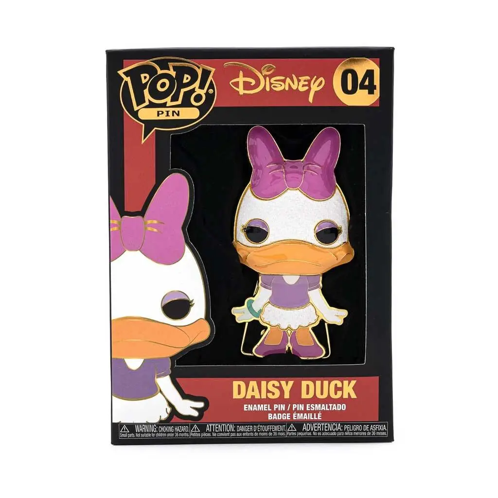 Disney Daisy Duck Large Enamel Pop! Pin #04
