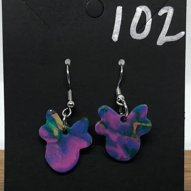 Custom Minnie Mouse Earrings