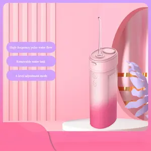 Four-speed adjustable water flosser: The bottle is extendable, detachable, and washable, with intensity adjustable from gentle to strong for thorough teeth cleaning. Ideal for those with sensitive gums or in need of oral care. Buy it! Buy it! Buy it!