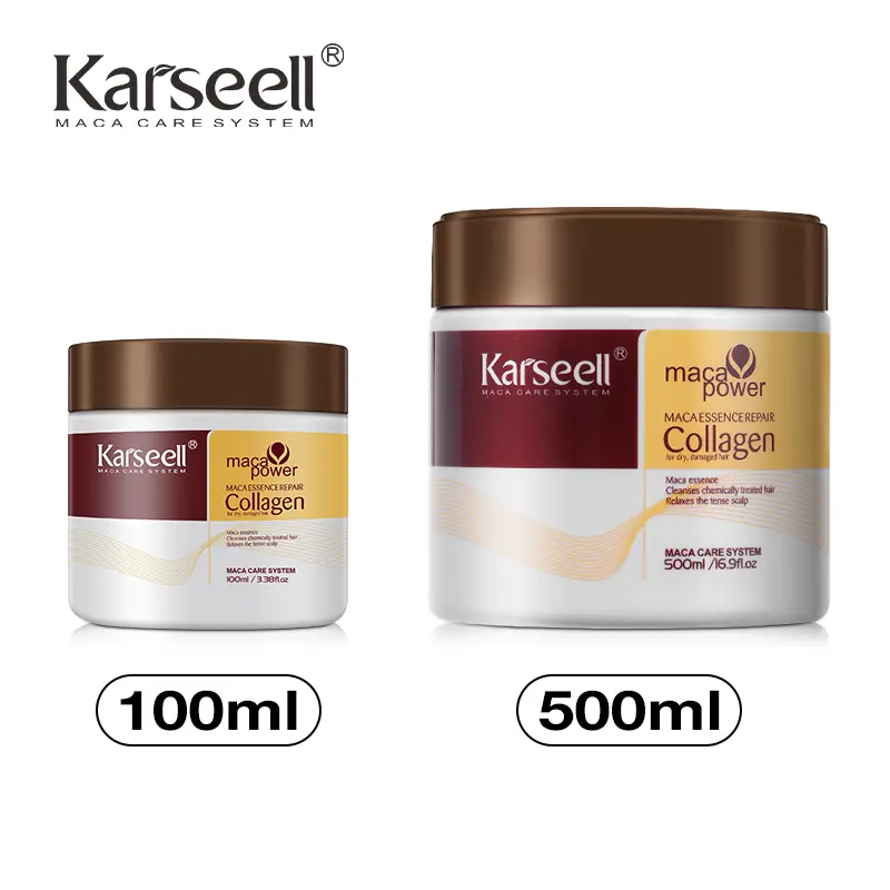 Karseell Collagen Hair Care Deep Moisturizing Repair Argan Oil Collagen Hair Mask Essence Suitable for all hair types - two specifications for you to choose