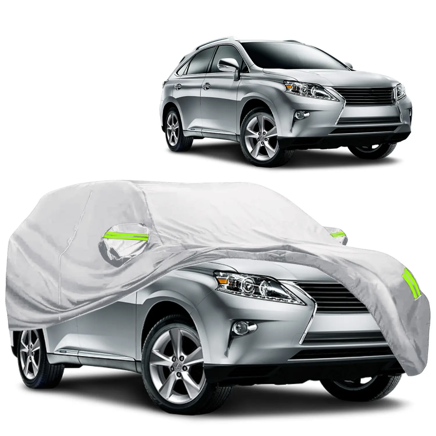 Universal Car Cover,UV Protection,Dustproof,Anti Scratch,Easy to Install and Store,for Outdoor and Garage Parking