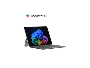 Microsoft 12" Surface Pro Copilot+ PC, Snapdragon X Plus 8-Core, 16GB RAM, 512GB UFS, Device Only, Platinum, Latest Model