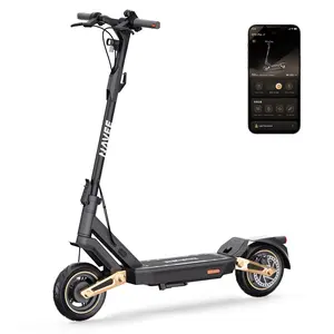NAVEE ST3 Electric Scooter, 25 MPH Top Speed, 37 Miles Max Range, 1000W Motor with Dual Suspension, 10" Tires All Terrain, Heavy Duty, Foldable for Adults Teens (UL2272)