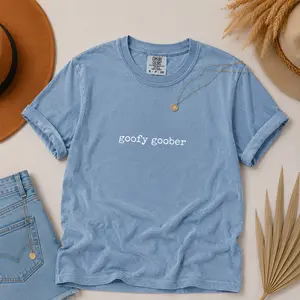 Comfort Colors Goofy Goober TShirt, Funny Viral Nostalgia Graphic Tee, Internet Meme T-Shirt, Gift for Her or Him, Trendy Throwback Vibes Tee - TrendWear USA