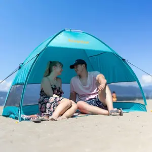 Alvantor Beach Coolhut Instant Pop Up Beach Tent Plus Sun Shade