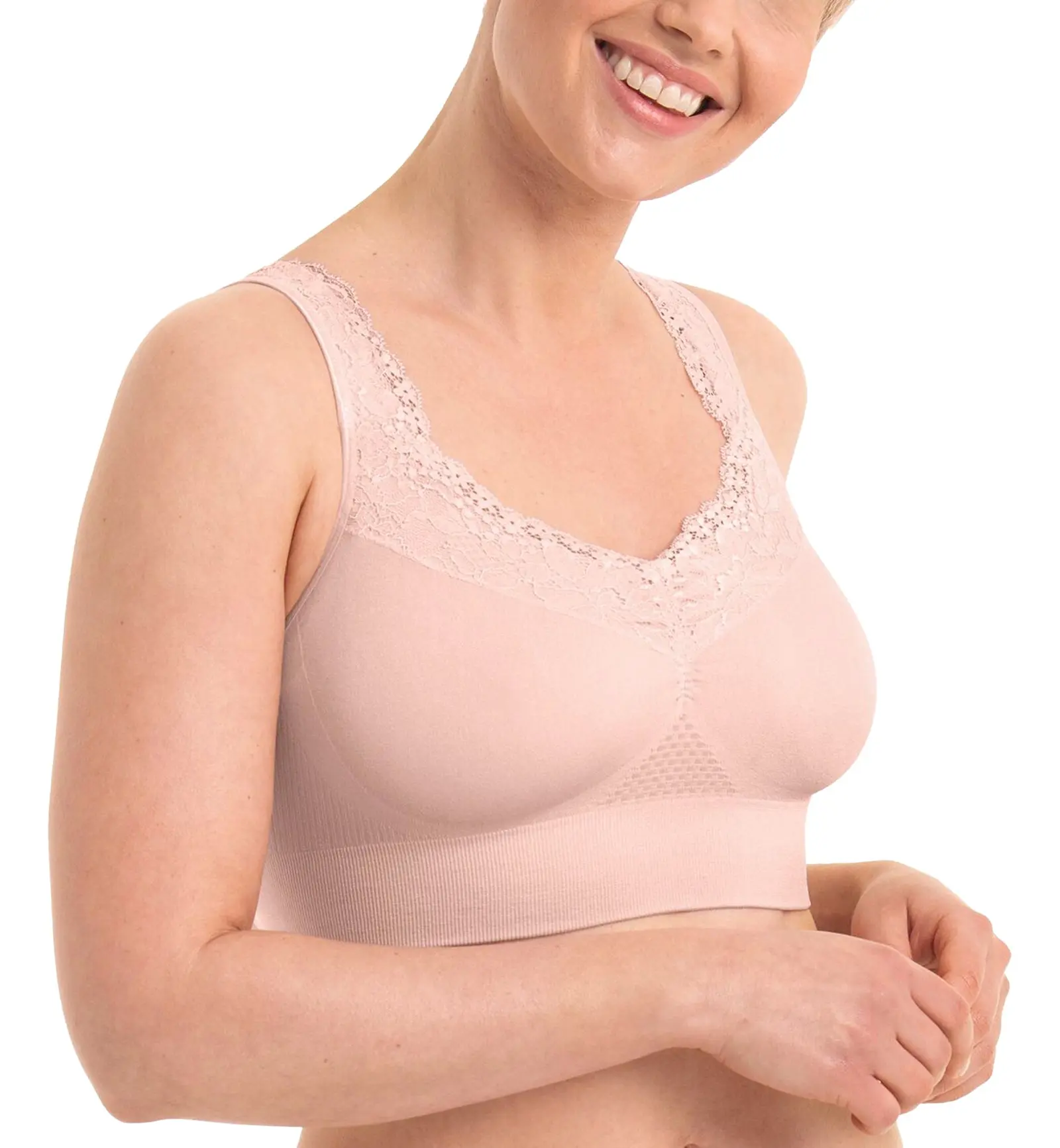 Anita Care Lotta Lace Pocketed Post Mastectomy Bra (5789X) - Lotus