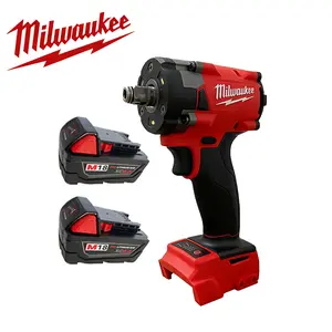 Milwaukee 18V Brushless Cordless 1/2-Inch 300NM Impact Wrench, Rechargeable Power Tool for Car Truck Repair
