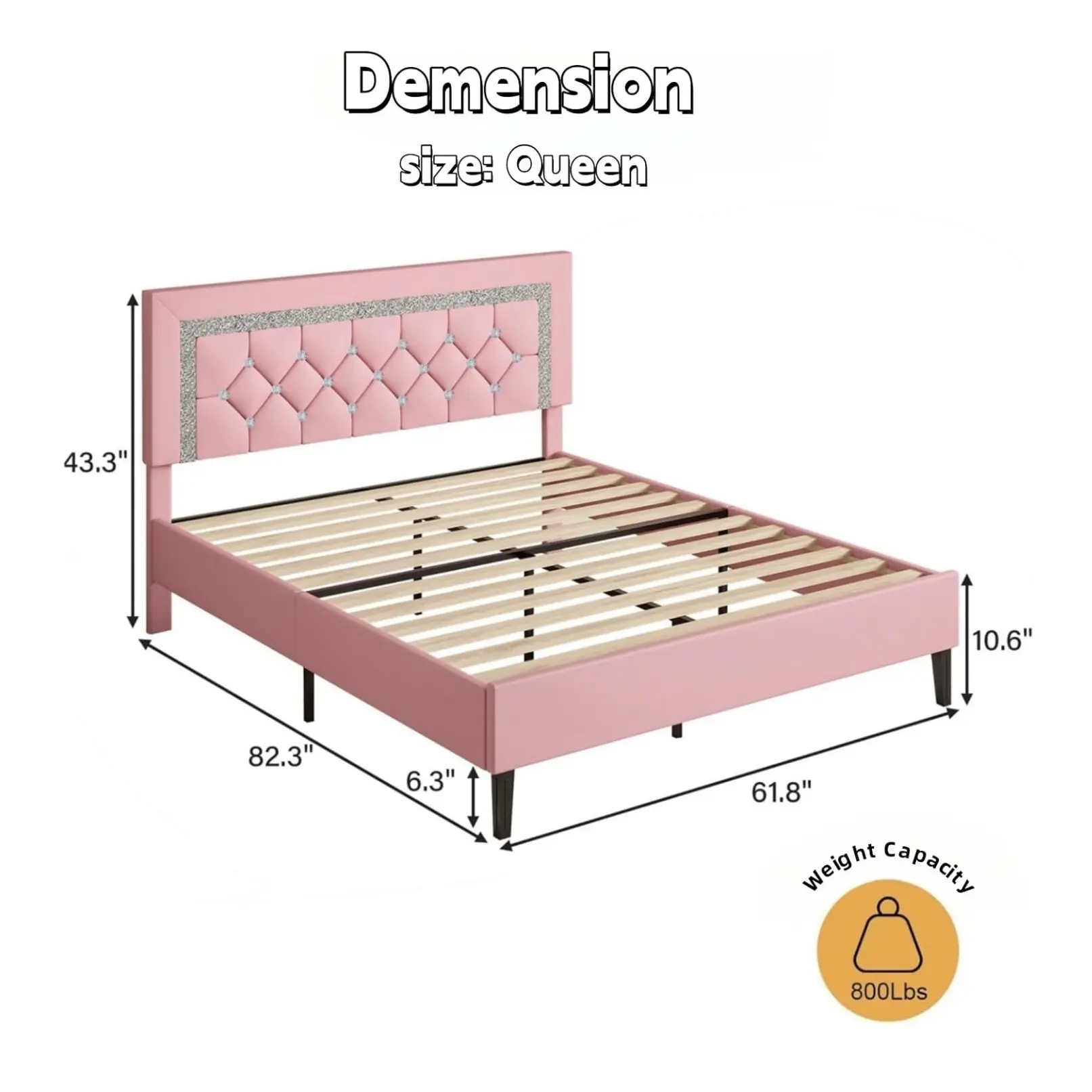 Queen Size Pink
