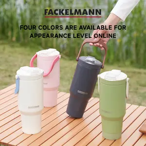 [NEW 2026] FACKELMANN （Limited） Solid Color Series-40oz Water Bottle Leak-Proof Stylish Design Better Qualityfor Everyday Use Gift For Her Him sr1