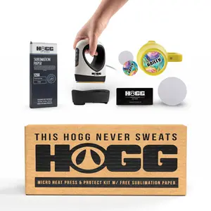 Micro Heat Press & Protect Kit W/ Free Sublimation Paper