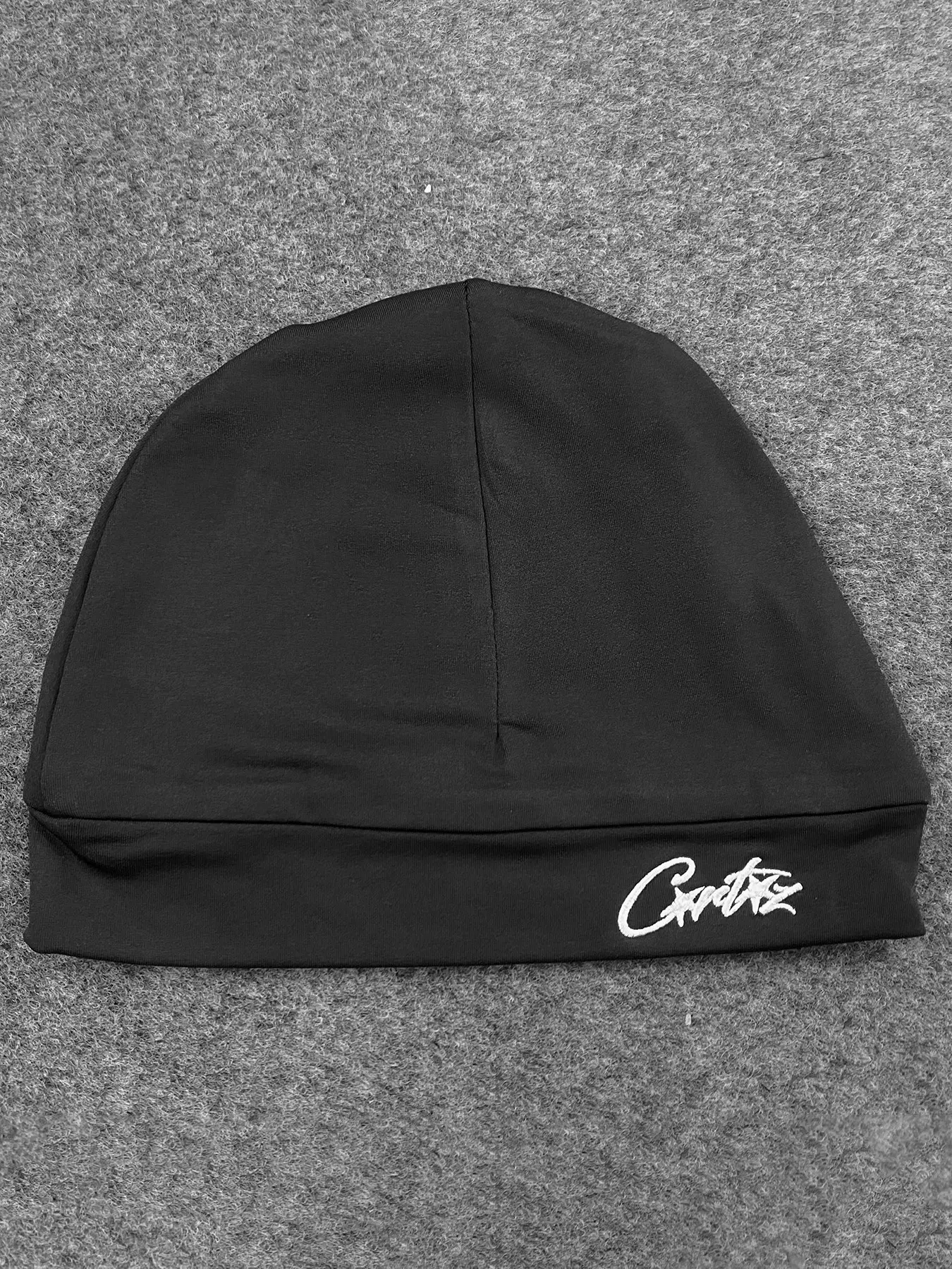 Unisex Letter Stitching Beanie Hat, Embroidered Hat, Knitted Beanie Hat, Elastic High Street Accessory, All-Season Fitted Knitwear, Casual Daily Wear