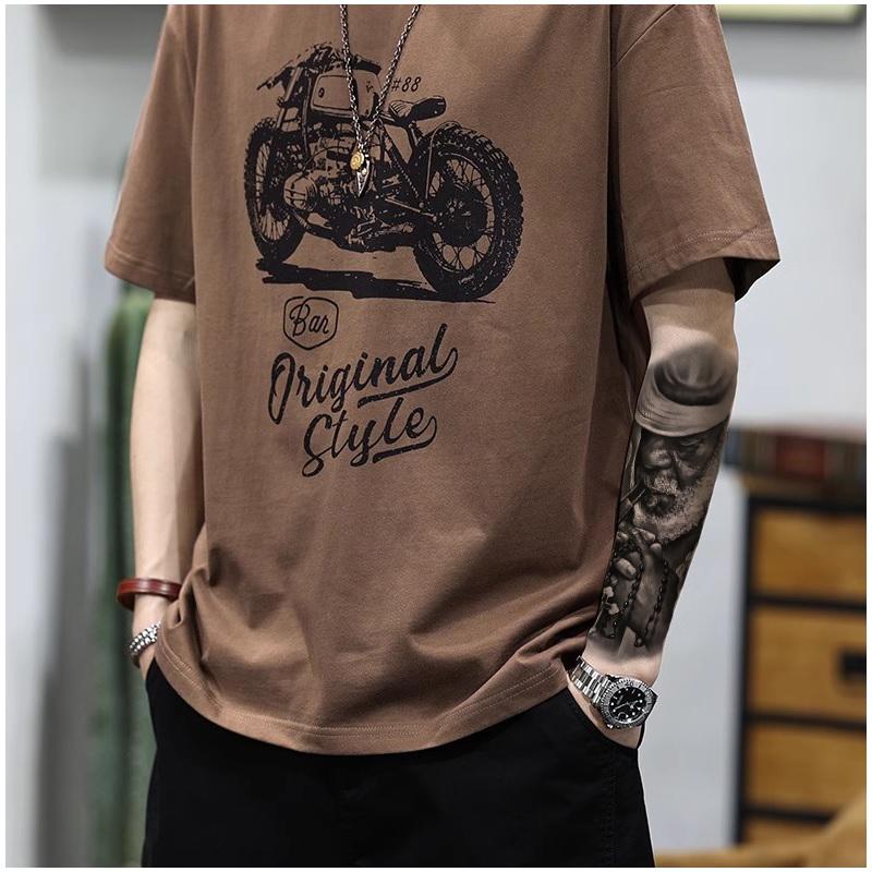 76 Sheets Large-Size Black TemporaryTattoos Stickers,Forearm DesignsFeaturing Tribal Wolf, Tiger, Lion, Owl,Skeleton Skull, Temp Halloween FakeTattoo Stickers, Rose, and Animals Sensitive