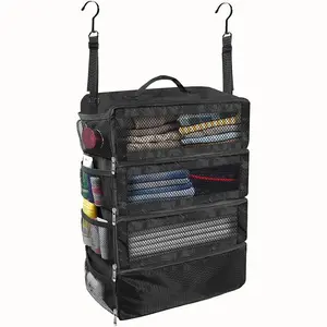 Portable Travel Luggage Organizer Bag, Foldable Hanging Packing Cube, Convenient Storage Solution for Suitcases, Ideal for On-The-Go Use
