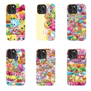 Shopkins "All-Stars" Phone Case—So Cute It Should Be Illegal! Suitable for iPhone 11–17 Pro Max/Plus and Samsung Galaxy S23–25.