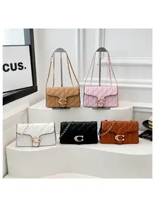 2026 new fashionable Korean style small sachet luxury women's shoulder crossbody bag