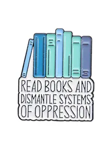 Cartoon Book & Letter Pattern Brooch, Cute Clothes Brooch for Women & Men for Daily Clothing Decor, Trendy All-match & Exquisite Brooch for Birthday Gift, Gifts for Her, Fashion Accessory