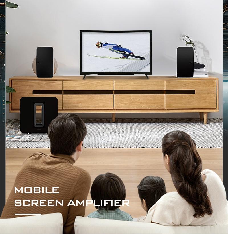 14-Inch Universal Plastic TV & Smartphone Screen Amplifier - with Audio Enhancement for Phones & Electronics