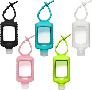 5 Pack 2oz Empty Hand Sanitizer Travel Size Holder ,Travel Size 2 oz Leakproof Squeeze bottle