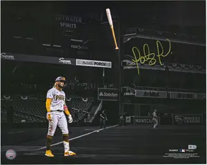 Fernando Tatis Jr. San Diego Padres Autographed 16" x 20" Bat Flip Spotlight Photograph - Fanatics Authentic Certified