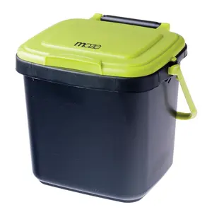 212 MAIN 1.85 Gal Kitchen Caddie Compost Bin, Moisture Retention Design, Organic Waste Disposal Solution for Baby & Maternity Space Decoration, 1.85 Gallon, Locking Lid