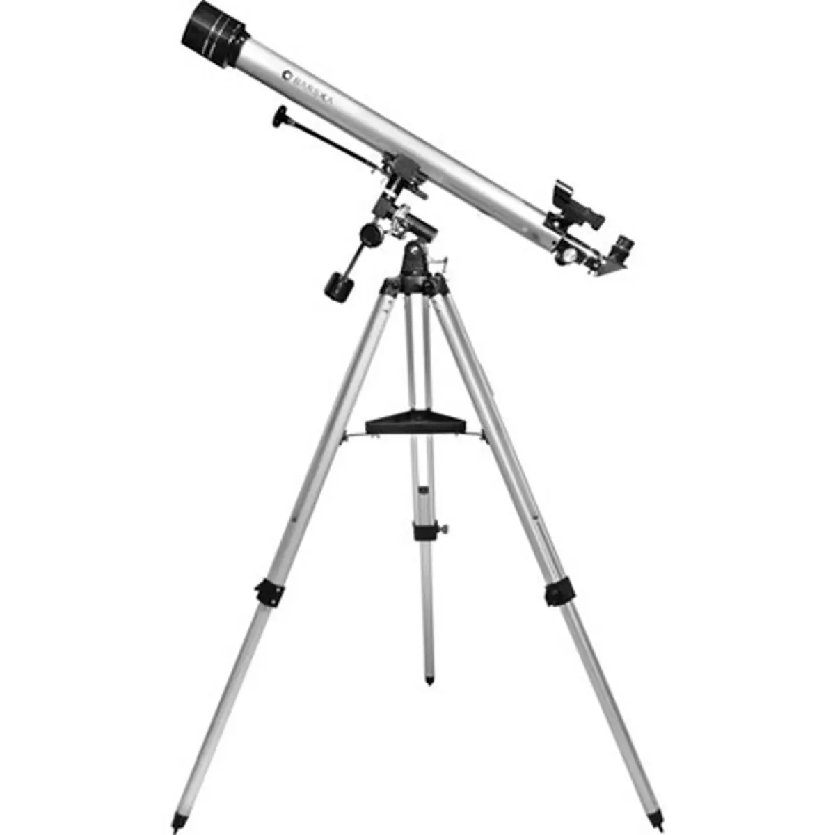 Barska 675 Starwatcher 60mm Refractor Telescope with Red Dot Finderscope, Equatorial Mount, Deepsky Astronomy Software