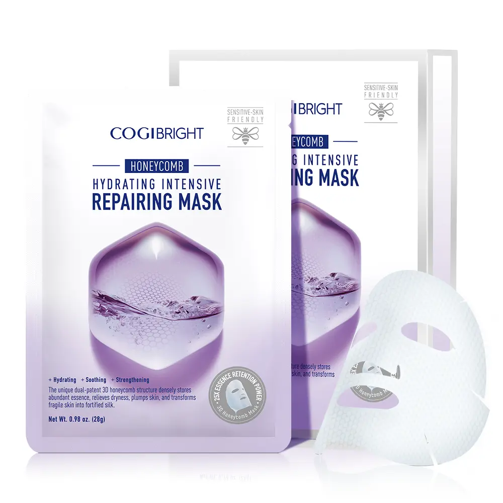 [One piece | Trial, refundable if not satisfied ] COGI Hydrating & Repairing Sheet Mask – Sensitive Skin Savior with Centella + Panthenol + Hyaluronic Acid