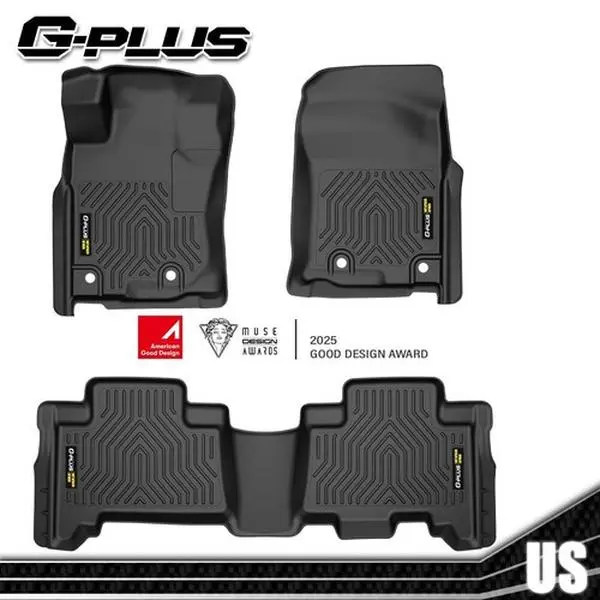 All-Weather TPE Floor Mats, Custom-Fit for 2014-2022 Lexus GX460, 2013-2023 Toyota 4Runner Car Mat, Mat Floor Mats
