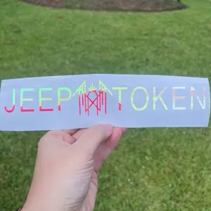 Jeep Token Sleep Token band decal. Sleep token Decal Viral Band Trending Band  #sleeptoken #decal #cardecal #trendingband