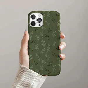 Olive Leaf Phone Case, Botanical Cover For Iphone 11-17 Samsung Galaxy S21- S25