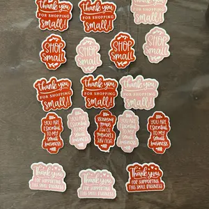 Small business packing stickers