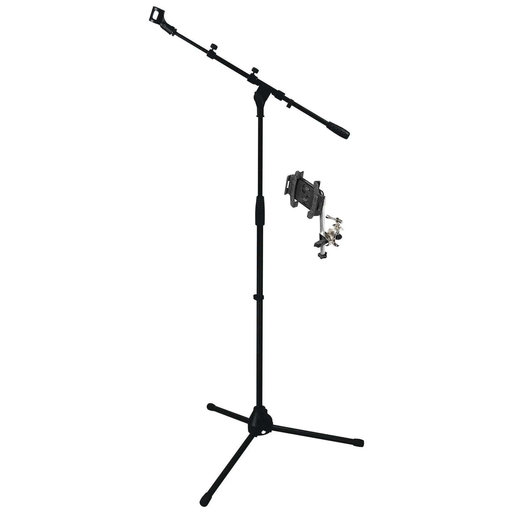 Metal Karaoke Microphone Stand with Tablet Mount, Musical Instruments & Hobbies Accessories, Swivel