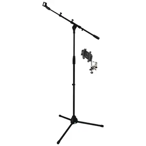 Karaoke Microphone Stand with Tablet Mount
