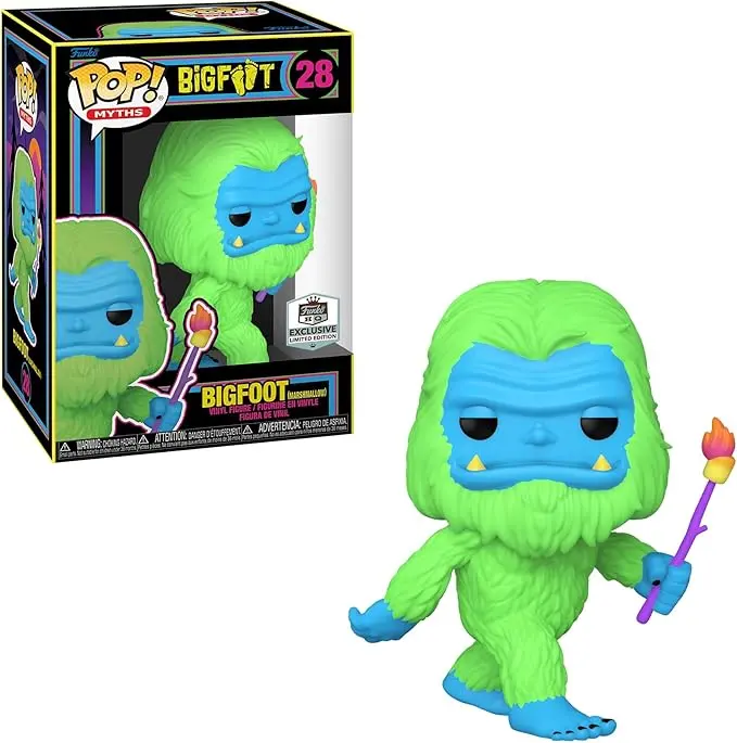 Funko Pop - BigFoot #28 (Marshmallow) (Blacklight) Vinyl Figure Funko HQ Sticker collectible    Add to cart Buy now