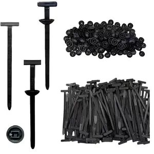 Car Zip Ties 50-Pack Heavy-Duty Self-Locking For Auto Body Repair No Screws Needed Fix Fender Trunk Mudguard Fast DIY Kit #amazonfinds #cartok Heavy Duty Nylon Cable Tie Buckle Set black cable tie Automotive Accessories Truck