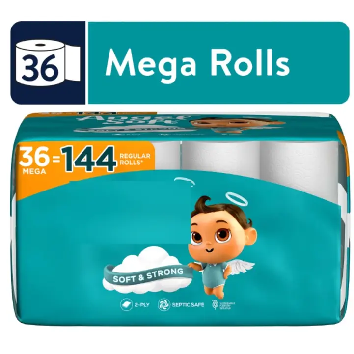 2-Ply Toilet Paper, 36 Mega Rolls