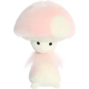 Aurora® Vibrant Fungi Friends™ Pretty Blush Stuffed Animal - Unique Design - Loveable Companions - Pink 9 Inches