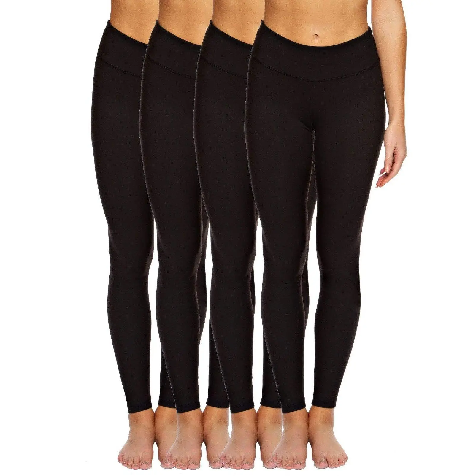 Sueded Athletic Leggings 4-Pack