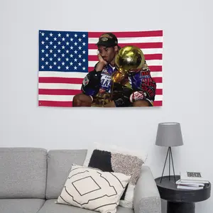 Kobe Bryant Flag - Merch Tapestry 60in*40in Tapestry Living Room Decor Hanging