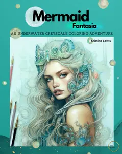 Mermaid Fantasia: An Underwater Greyscale Coloring Adventure