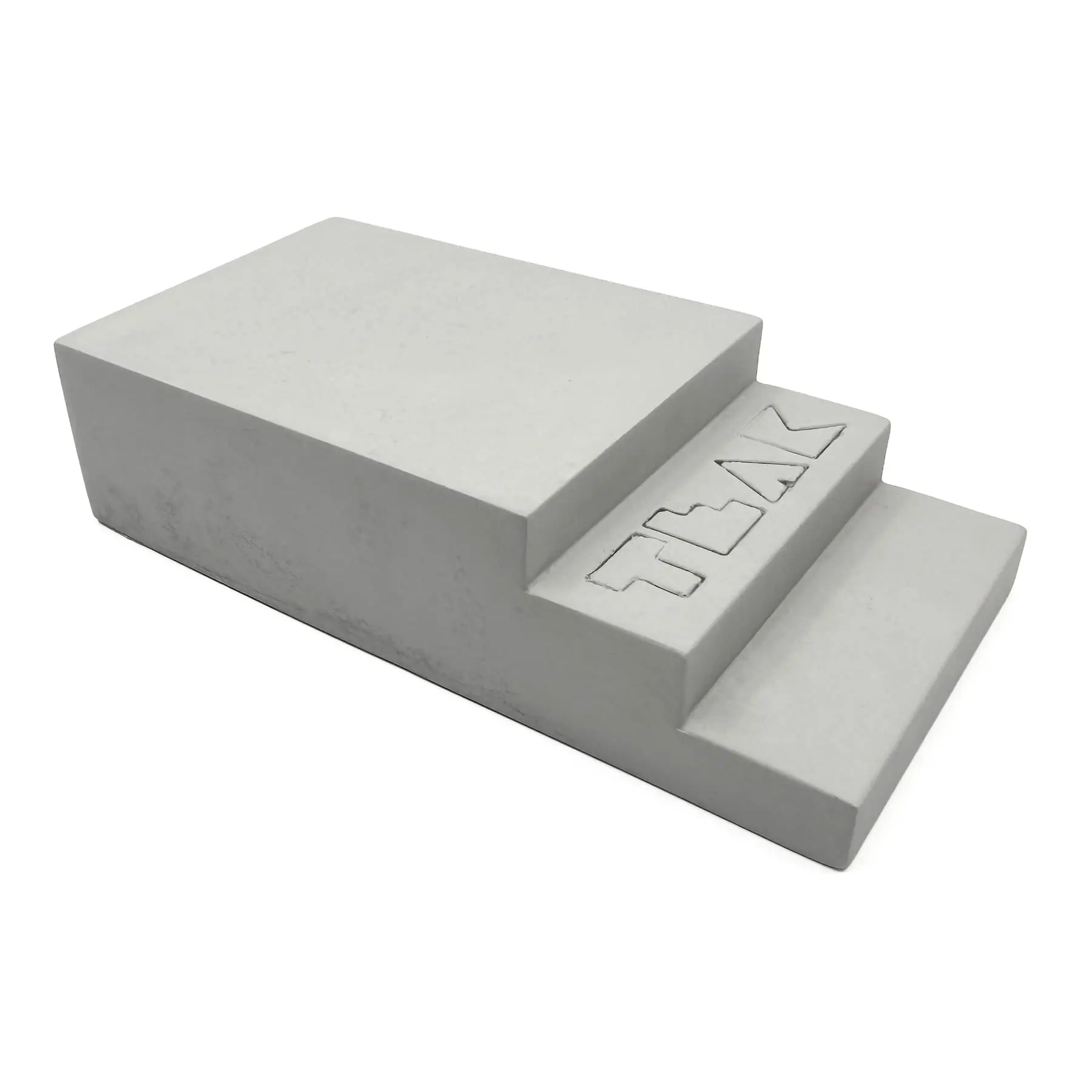 Monument Series Concrete - "The Stoop" Manual Pad Stairs - 6" Long, 3" Wide - Sterling Gray Colorway