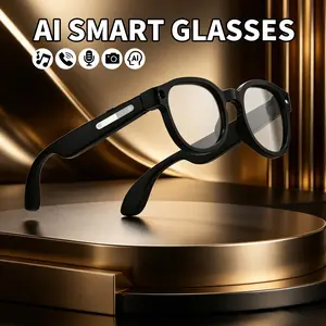 2026 Ai Multifunctional Smart Glasses, 2mp Camera, 1080P Stabilized Video, Bluetooth-compatible Voice Call, Ai Photo Recognition, Real-Time Translation, Unisex Sunglasses