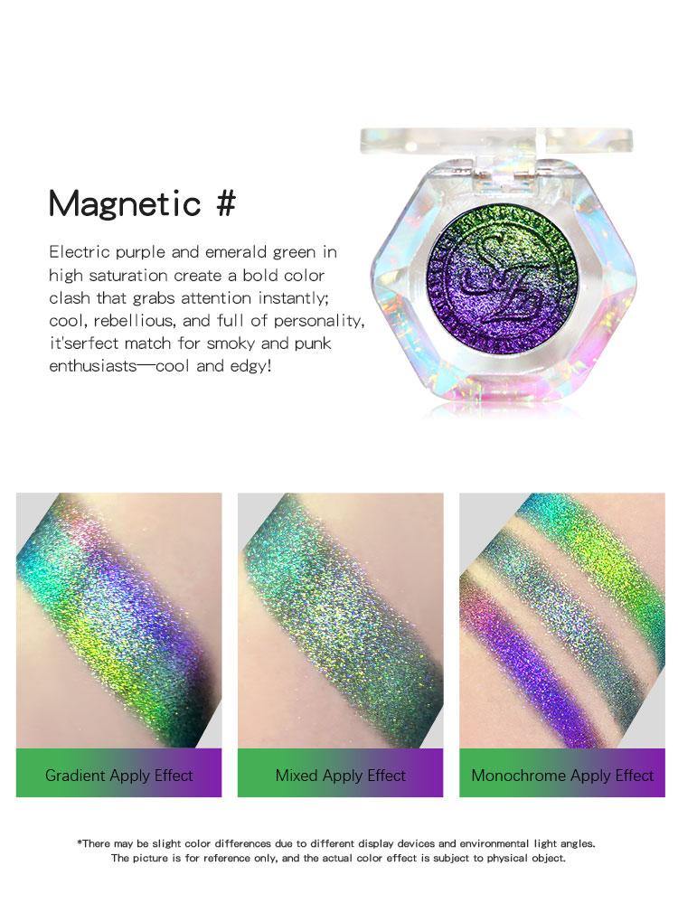 SheenEffect Monet’s Garden Collection Eyeshadow,Multichrome Face Highlighter Palette,Shades for Party & Festival Looks，High-pigment, Zero Fallout, Vegan & cruelty-free, Buildable Glitter Finish Cosmetic Bronzer