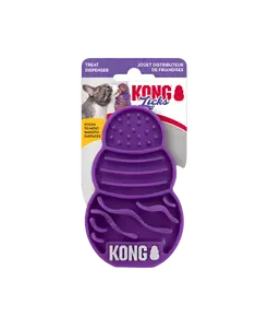 Interactive KONG Licks Cat Treat Toy – Keep Your Kitty Engaged!